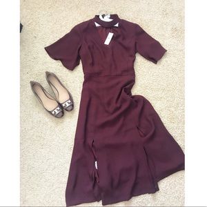 Ann Taylor wine dress